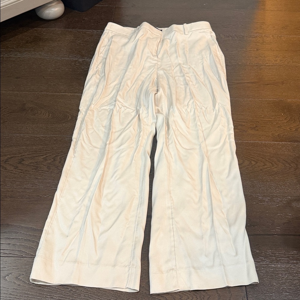 NWT - J. Crew Ingrid Pant in Gramercy Twill Color Dusty Shell - Size 14